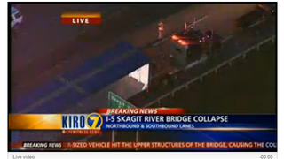 Illustration for article titled Bridge Collapse in Washington State.